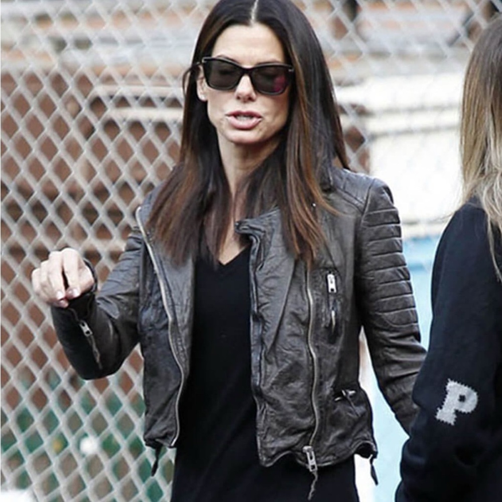 All Saints Slate Biker Spitalfields Jacks Place Leather Jacket - Picture 3 of 14